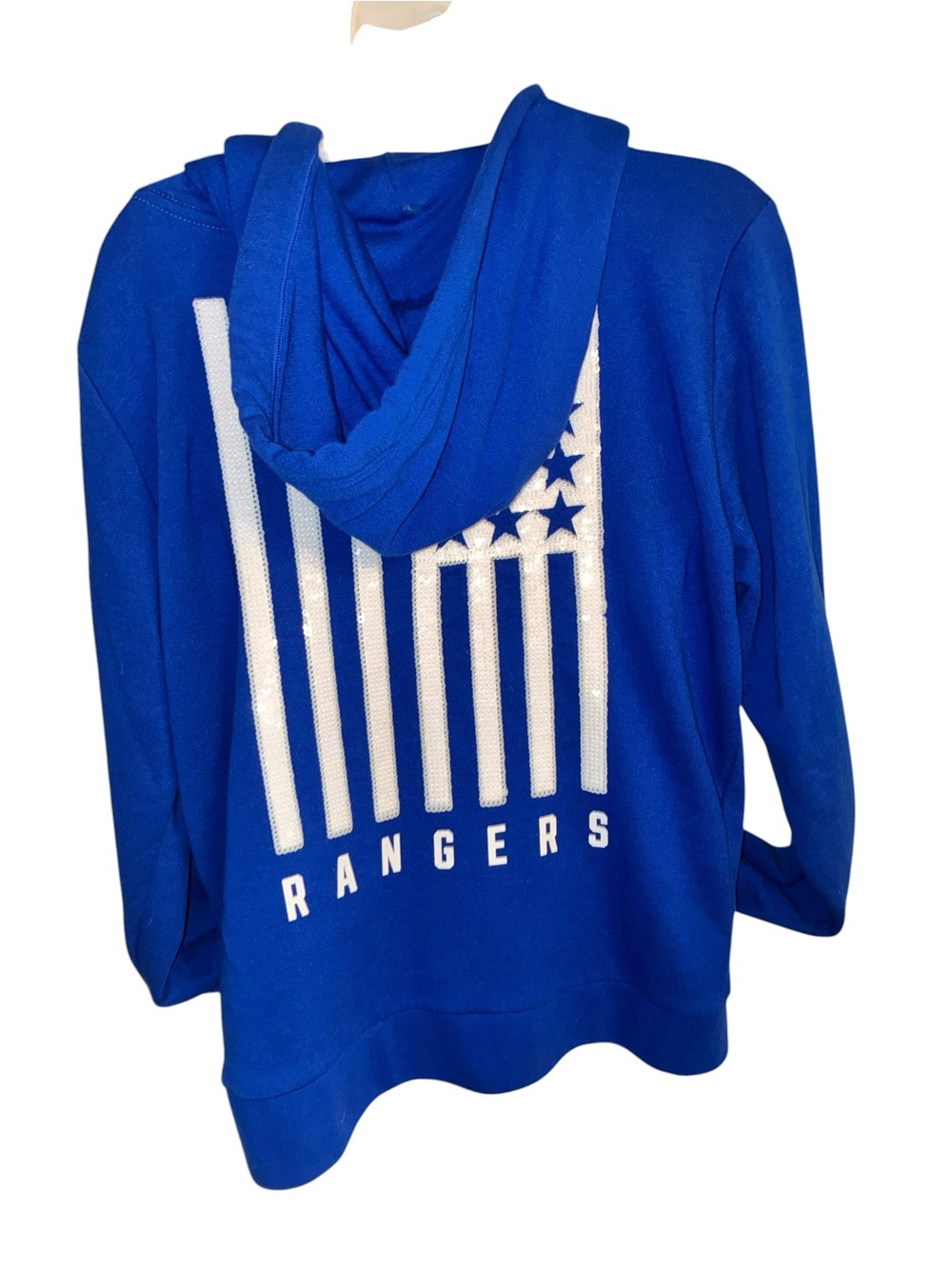 PINK Victoria's Secret Women's Royal Blue Zip-Up Hoodie - Picture 7 of 12